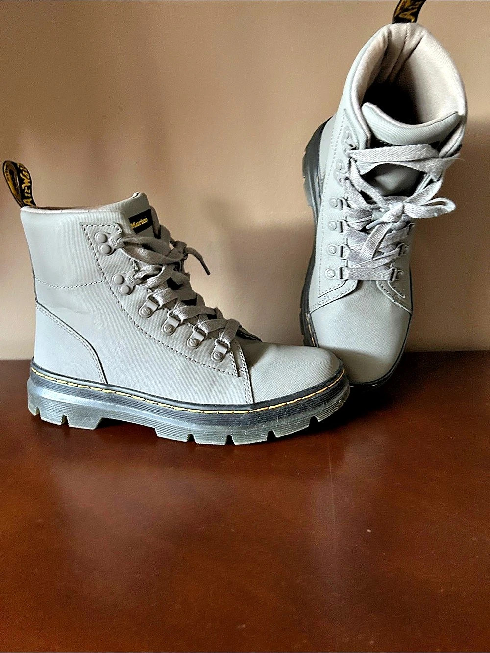 Dr. Martens 1460 Combat Boots Gray US 9 Like New